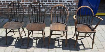 2 Ercol chairs inc a carver & 2 similar