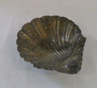 Silver shell bonbon dish Sheffield 1894