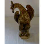 Carved wooden gryphon