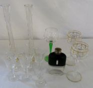 Assorted glassware inc pair of specimen