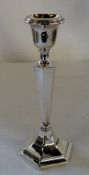 Silver candlestick H 20 cm Chester 1915