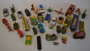 Die cast model cars including Corgi, Din