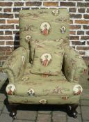 Early 20th century upholstered arm chair