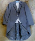 Grey morning coat with waistcoat