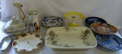 Various ceramics inc cake stands