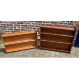 2 solid wood plate shelves