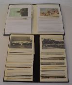 2 albums of mixed postcards