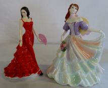 Royal Worcester 'Cristina' figurine & Co