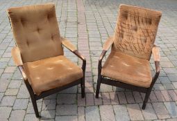 Pair of retro Cintique armchairs (shippi