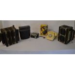 2 German accordions, Ross stereo headpho