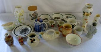 Various ceramics inc Portmeirion, Aynsle