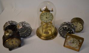 Kundo anniversary clock under glass dome