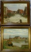 2 Oil on boards by Clive R Browne signed