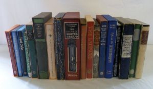Various Folio Society books inc The Coun