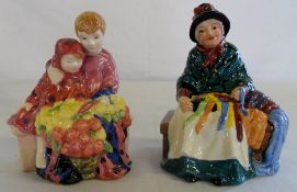 Royal Doulton miniature street vendors '