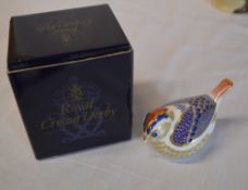 Royal Crown Derby Imari paperweight in t