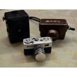 Ricoh 16 miniature spy camera with case,