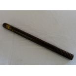 George IV truncheon with painted crown &