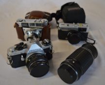 3 cameras including Kodak & Pentax