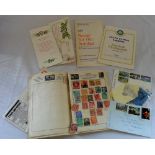 Various stamps & 2 Louth souvenir progra