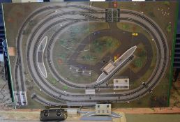 Large tabletop miniature railway layout