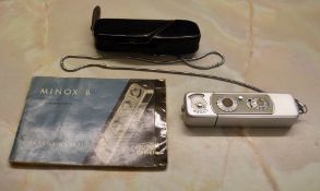 Minox B miniature spy camera with case a
