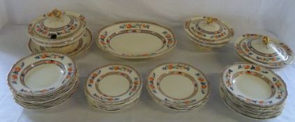 Indian Tree pt dinner service by S Hanco