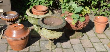 Garden urns and plant pots