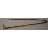 Cane riding crop with bone handle