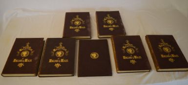6 Volumes of The Imperial Gazetteer of E