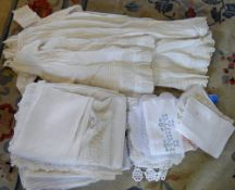 Assorted linen inc christening gowns