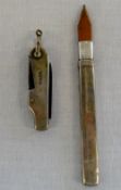Small silver pocket knife Chester 1867 &