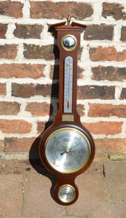 Modern aneroid wall barometer
