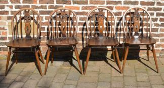 4 Ercol Prince of Wales feathers dining