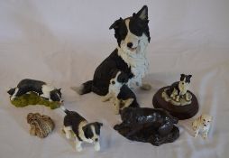 Various dog figures including Border Fin