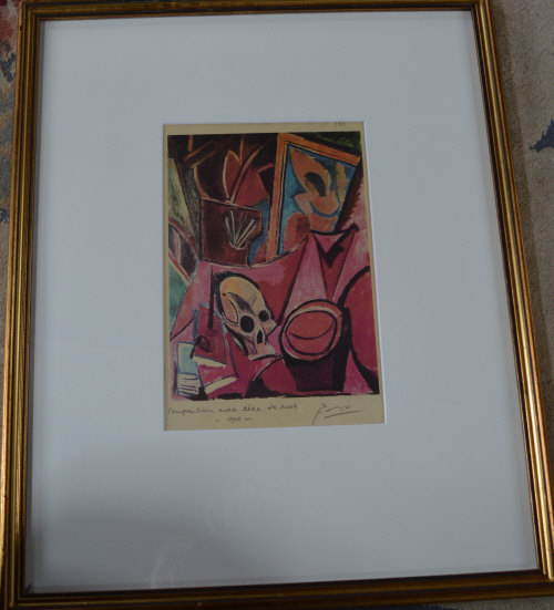 Picasso framed print 44 cm x 54 cm