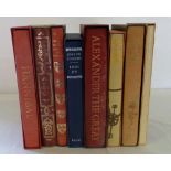 8 Folio Society books inc Alexander the