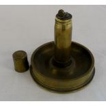 Trench ware lighter and ashtray dated 19