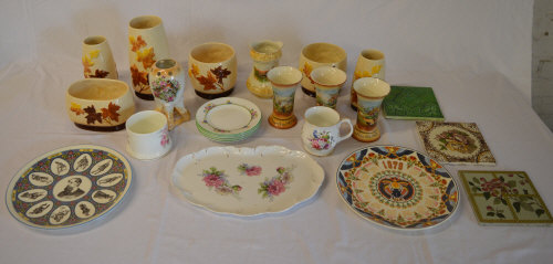 Various ceramics including Sylvac