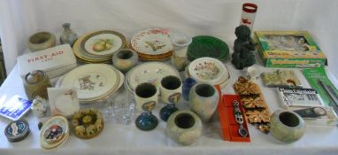 Assorted ceramics etc inc Shelley & Roya