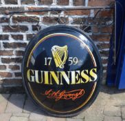 Large Guinness advertising sign
