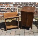 Record player cabinet & barley twist 193