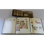 2 albums of mixed world stamps & a cigar