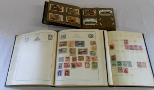 2 albums of mixed world stamps & a cigar