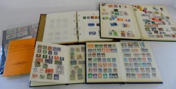 Various albums of mixed stamps