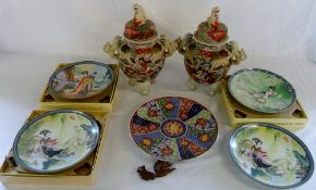 Various oriental ceramics