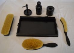 Ebony dressing table set