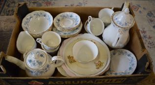 Ceramic part tea service including plate