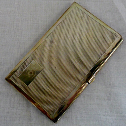 Silver card case Birmingham hallmark wei