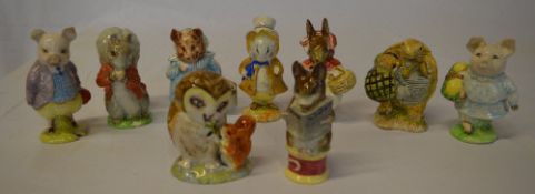 Beswick Beatrix Potter figures (af)
